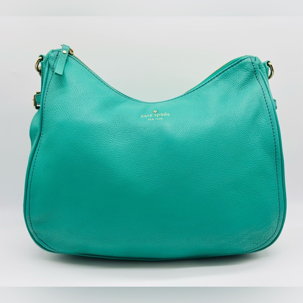 Kate Spade Leather Turquoise Hobo Bag